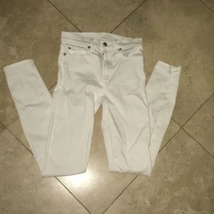 White Gap Jeans